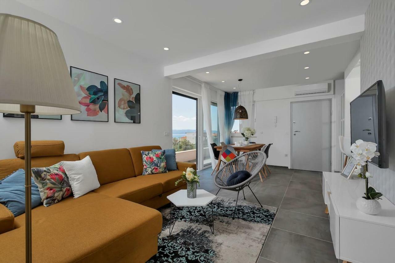 Charming Apartment Tissa With Sea View 马卡尔斯卡 外观 照片