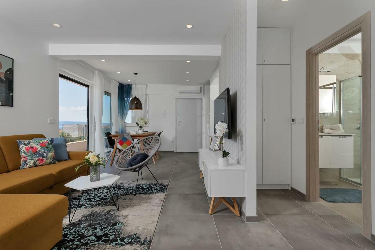 Charming Apartment Tissa With Sea View 马卡尔斯卡 外观 照片